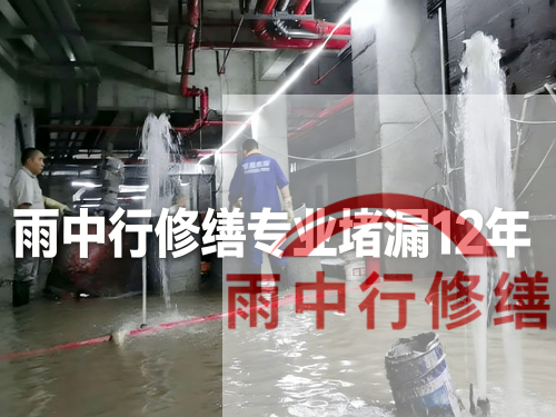 镇江某污水处理厂钢筋混凝土池堵漏案例